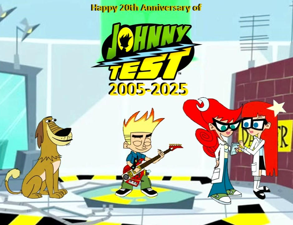 Johnny Test Mario Happy 20th Anniversary of Johnny Test (2005-2025) by ewanlow2007 on ...