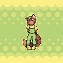 Pixel drawing of Leaf