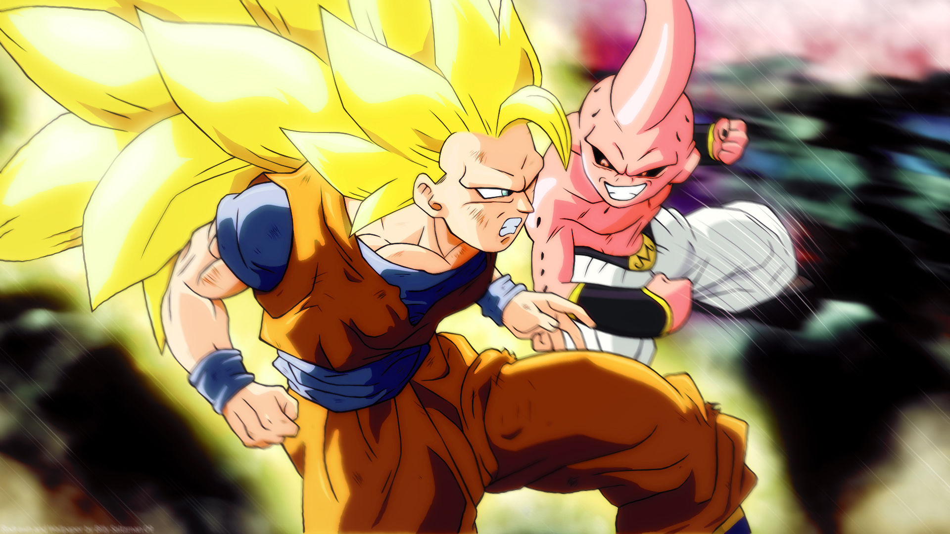 Kid Buu, kid, dbz, buu, HD wallpaper