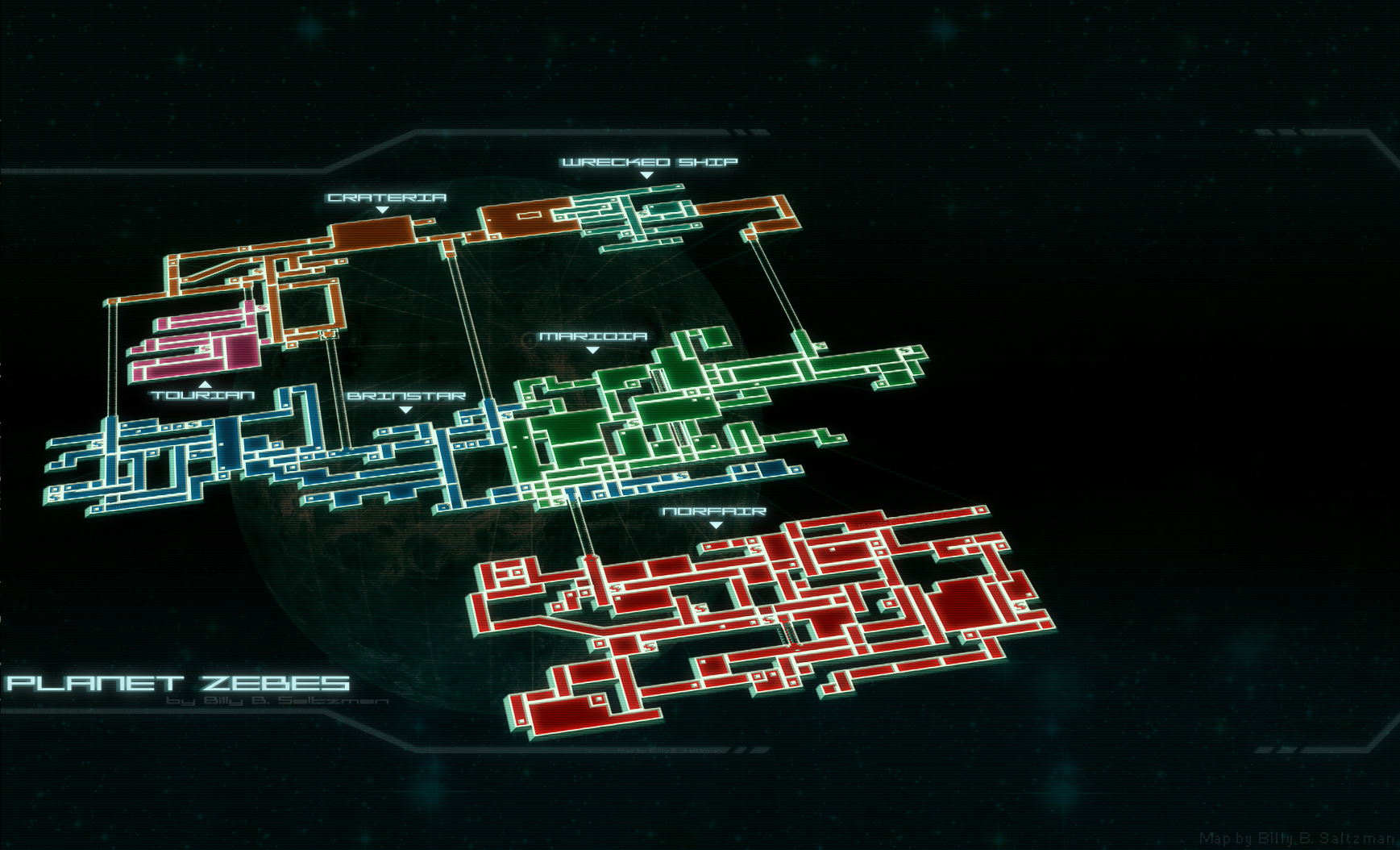 Super Metroid Future Map By Billysan291 On DeviantArt super-metroid-future-map-by-billysan291-on-deviantart