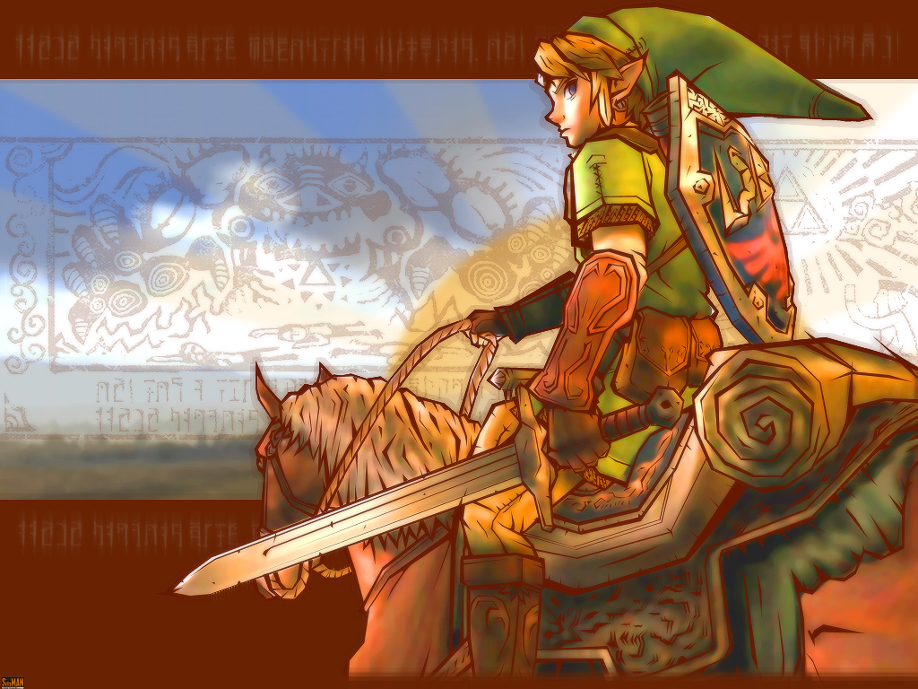Link from Zelda Wallpaper by Sennexx on DeviantArt