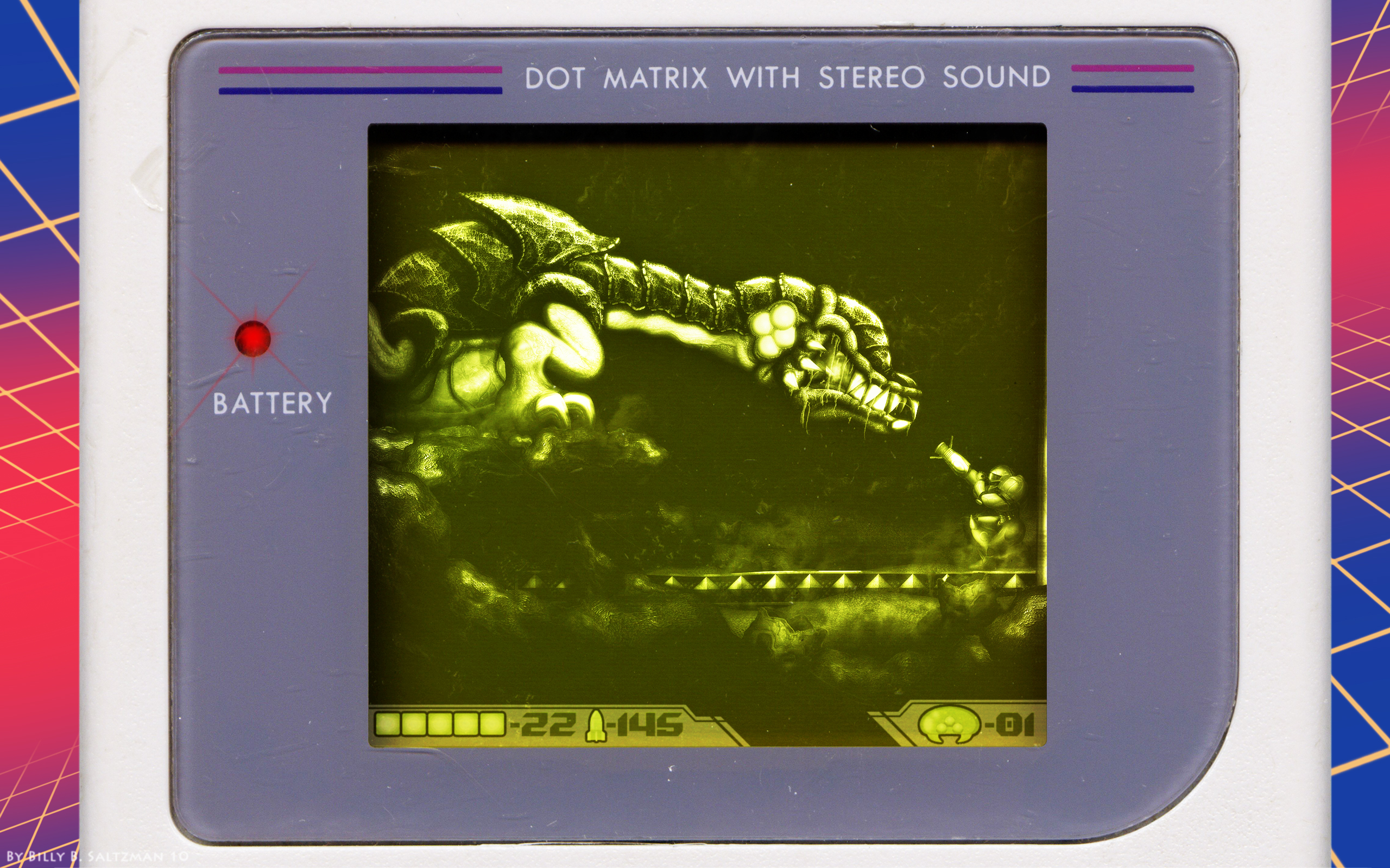 Metroid II Final Boss Gameboy