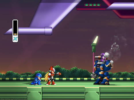 Mega Man X1 Zero Defense FULL