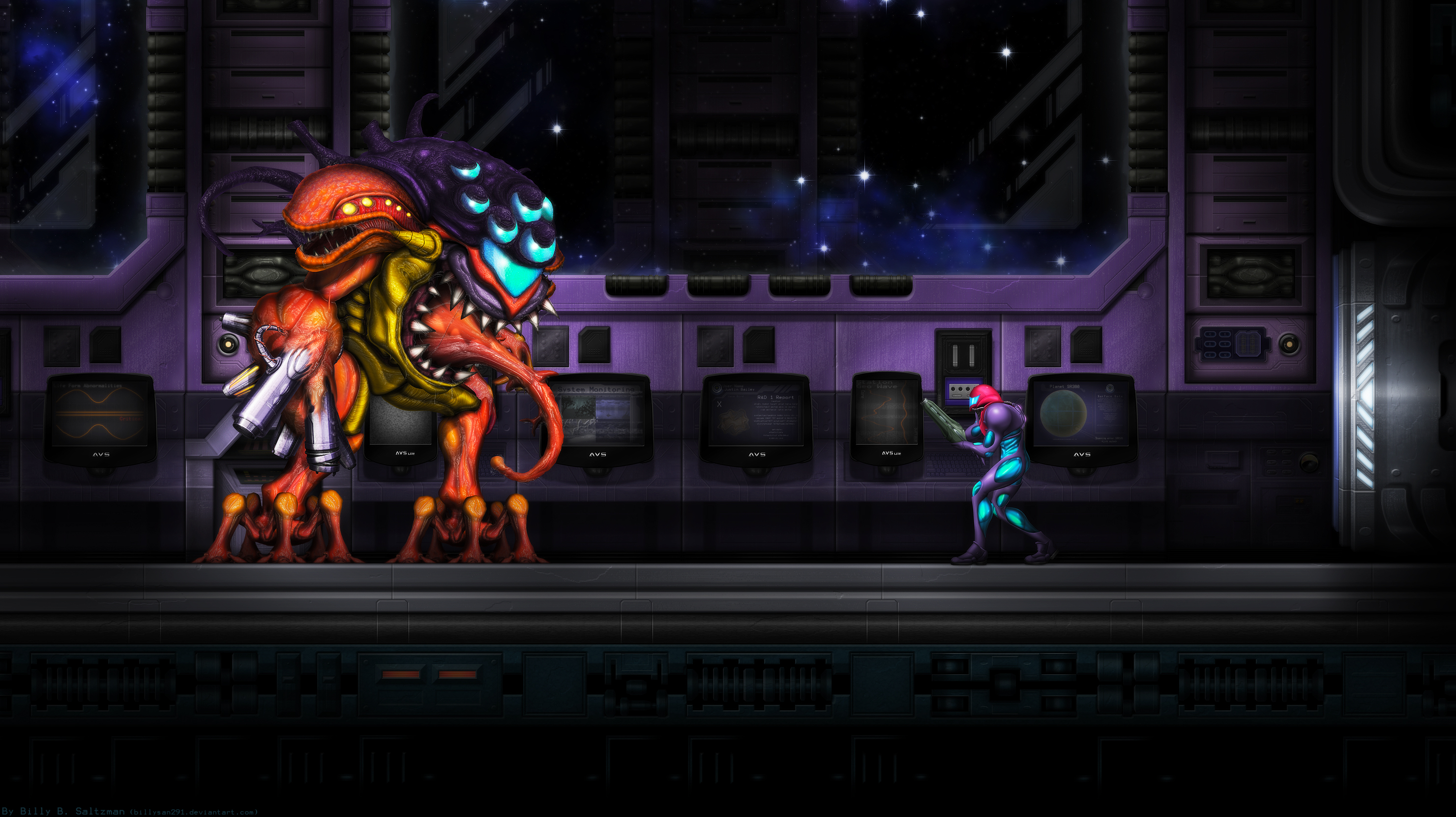 Metroid Fusion Final Boss Wide By Billysan291 On DeviantArt metroid-fusion-final-boss-wide-by-billysan291-on-deviantart