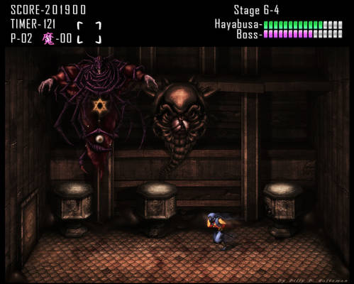 Ninja Gaiden Final Boss HD - Old TV Screen Version