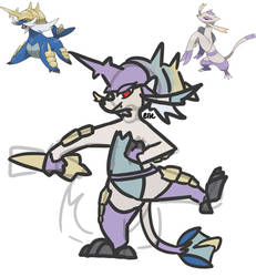 PokeFusion #1 Mienshao and Samurott