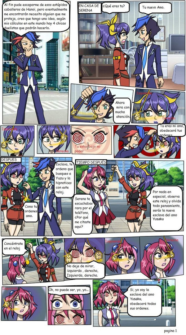 Comic Yusaku's Harem Page 1 by HirotoStar on DeviantArt