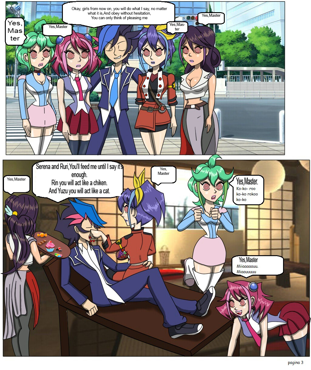Comic Page 3 Yusaku's Harem English Version by HirotoStar on DeviantArt