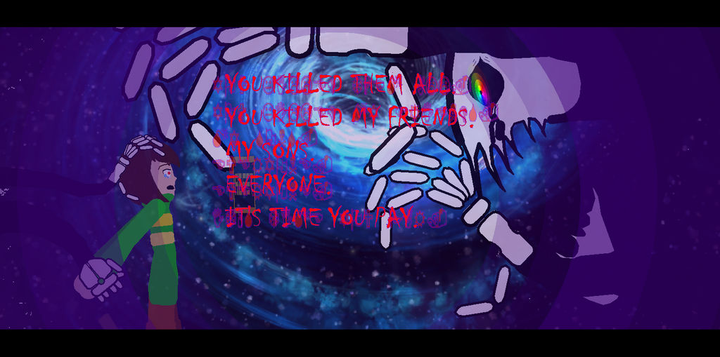 Chara vs Gaster by truemaster999 on DeviantArt