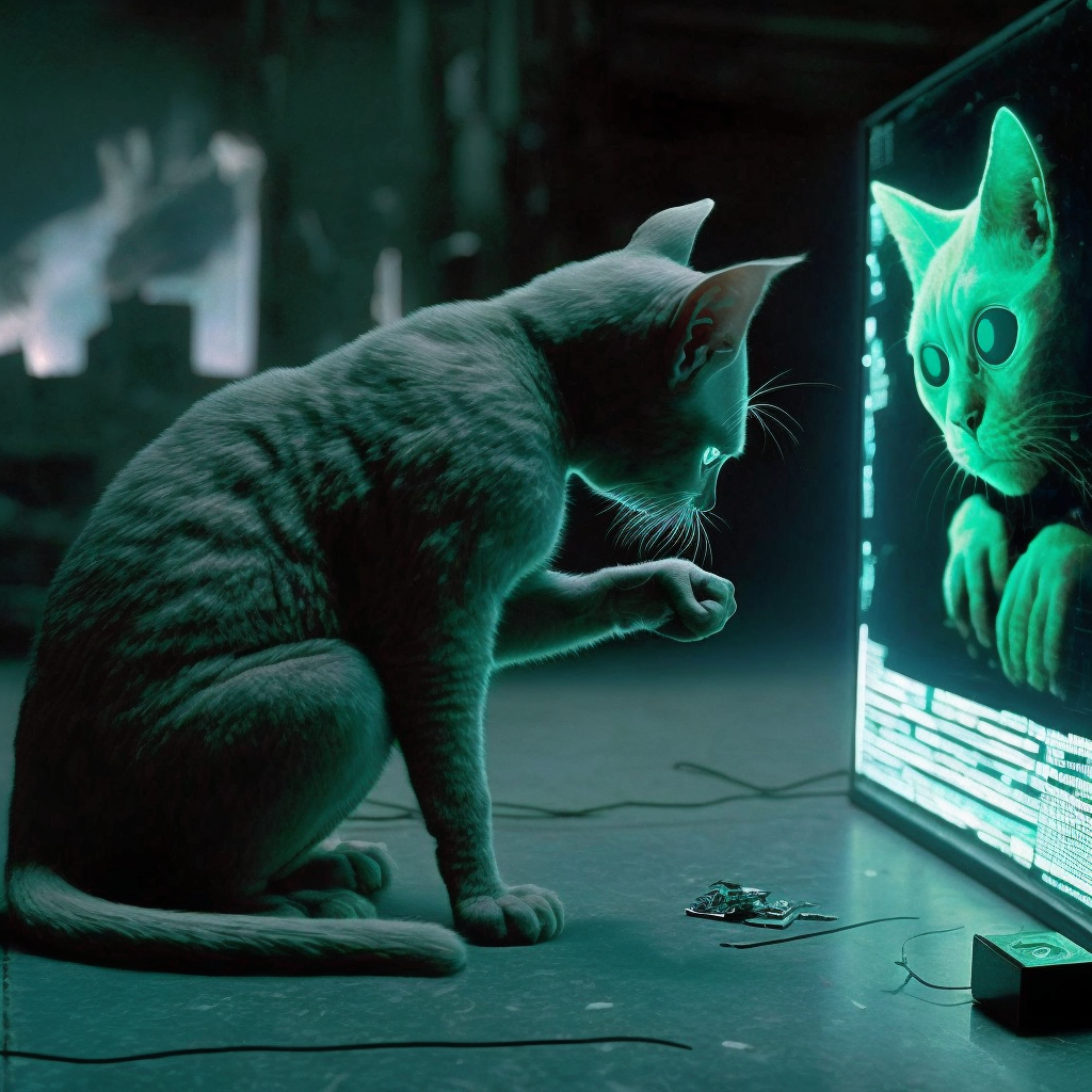 Matrix Cat Drawing cagiali cinematic still shot Spynhx Cat The Matrix by GreatArtStudio on ...