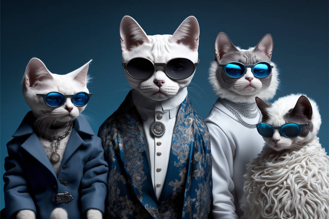 Sharp Cat Weapon Futuristicportraits Ultra Sharp Cat Family Of 5 Po by GreatArtStudio on ...