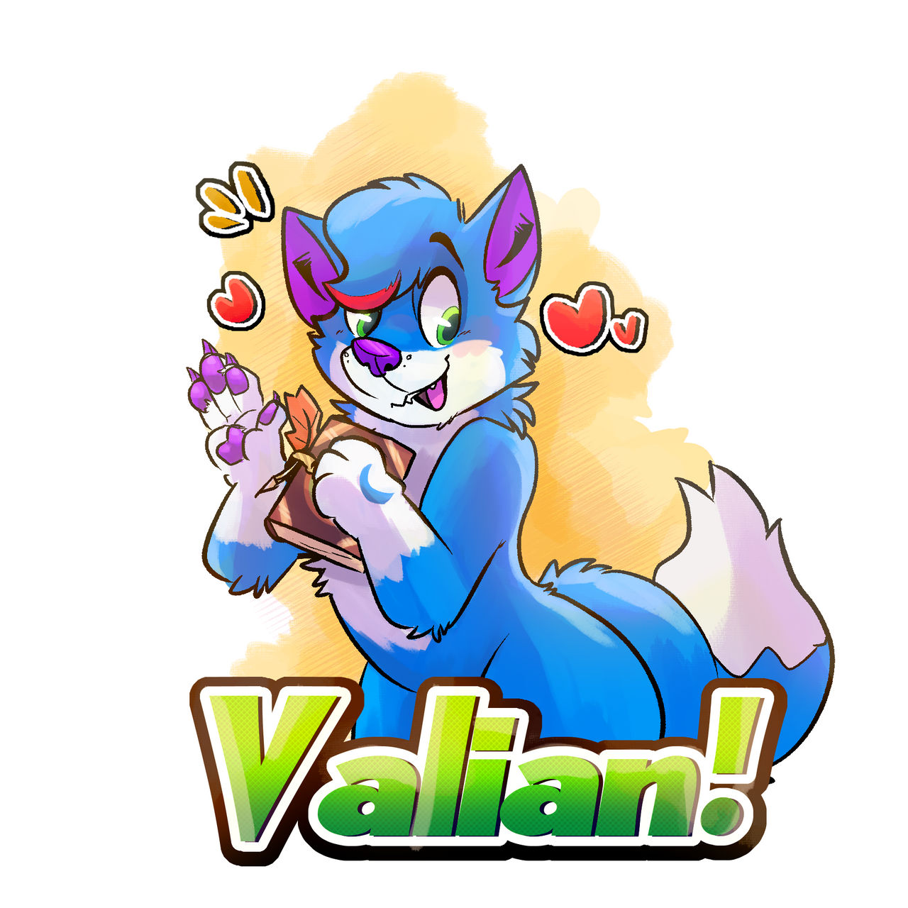 YCH Badge for Valian by sadcat16hrz on DeviantArt