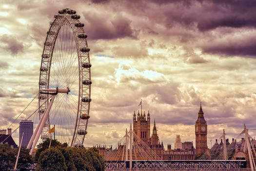 London Eye and Big Ben