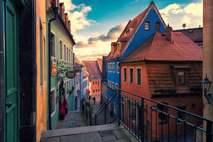 Alleyway of Meissen by Stefan-Becker