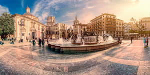 Plaza de la Virgen, Valencia, Spain by Stefan-Becker