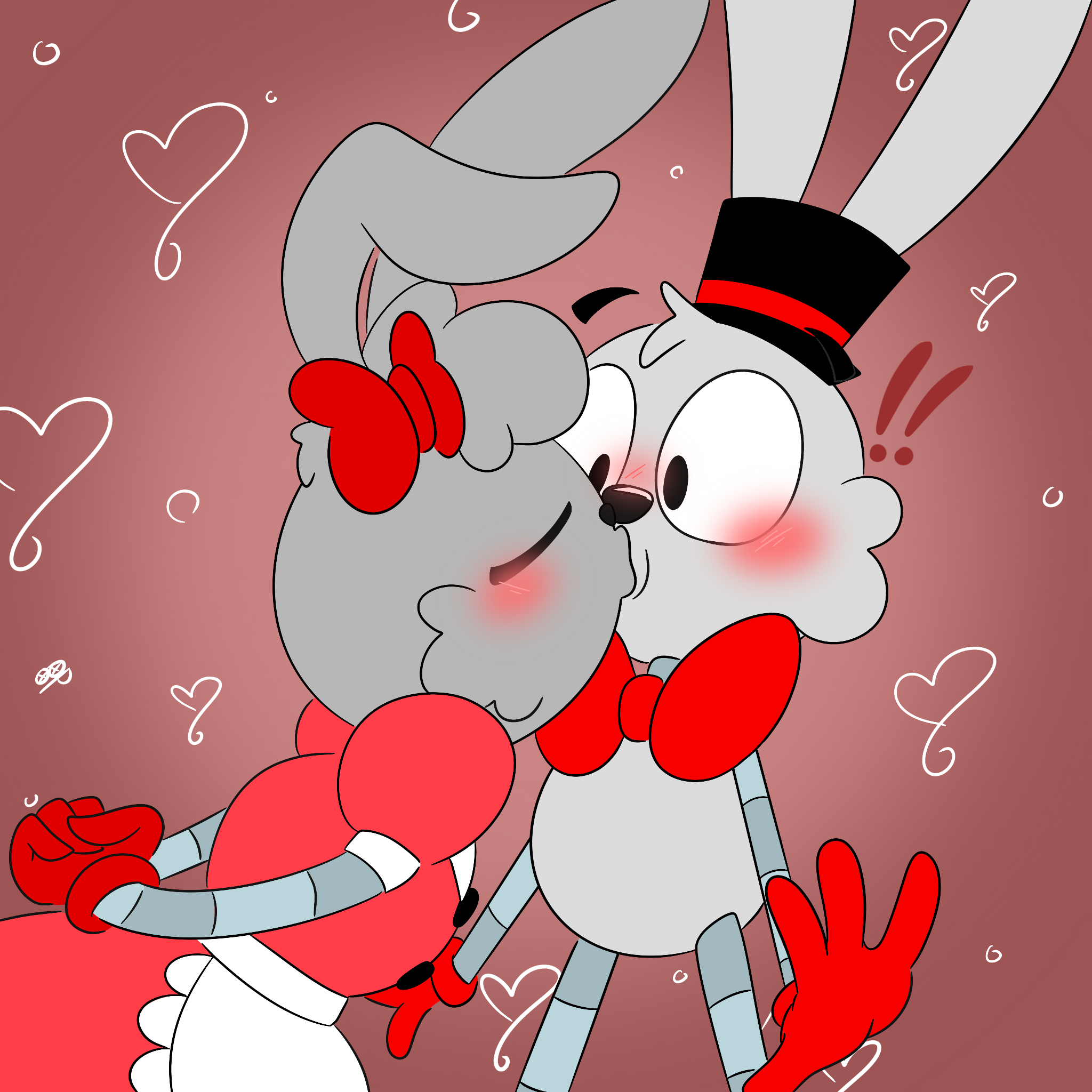 Do Rabbits Kiss Humans Rabbit kisses by ThatKiwi000 on DeviantArt