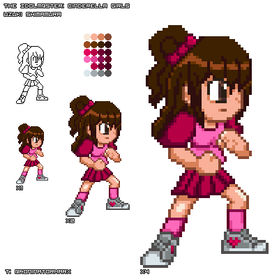 Shimamura Uzuki Pixel Art