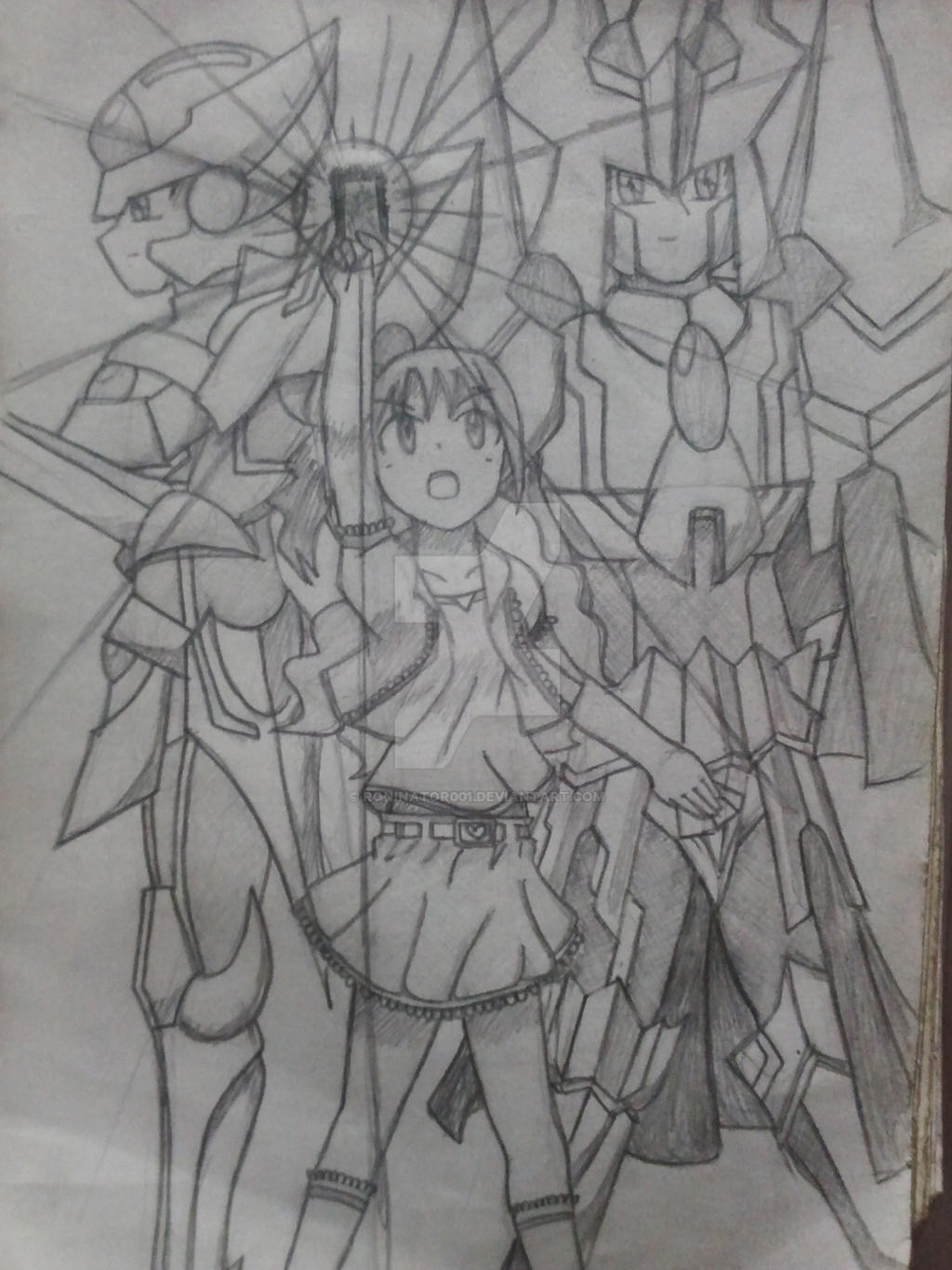 Uzuki, Blaster Blade and Alfred