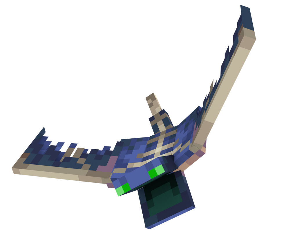 Minecraft Phantom Mob Rig For Blender Download By Elcruellfable On Deviantart