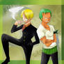 Sanji and Zoro