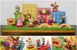Super Mario amiibo display stand diorama