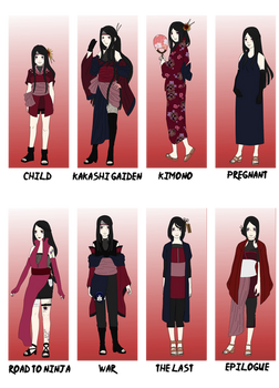 NARUTO OC - Natsuko, the Wife of Kakashi WARDROBE