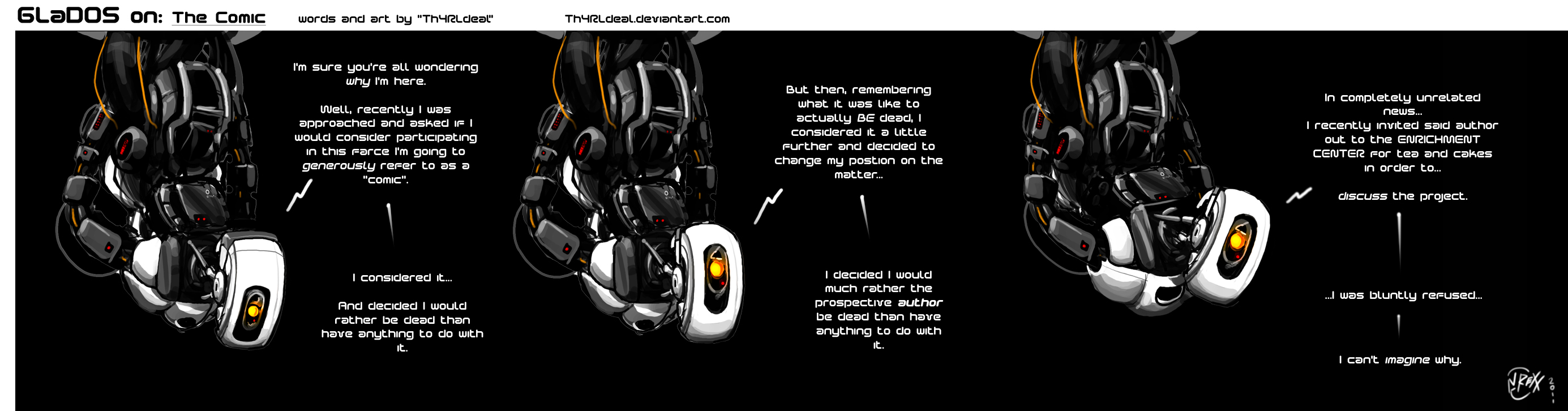 02 GLaDOS on: The Comic