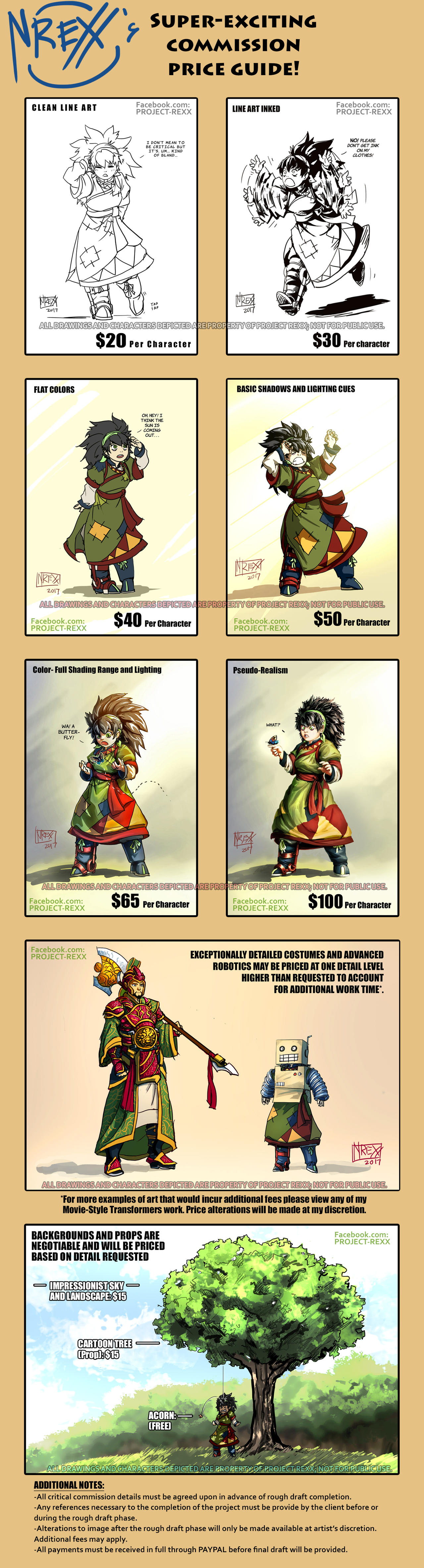 Super Exciting Commission Price Guide by Th4rlDEAL