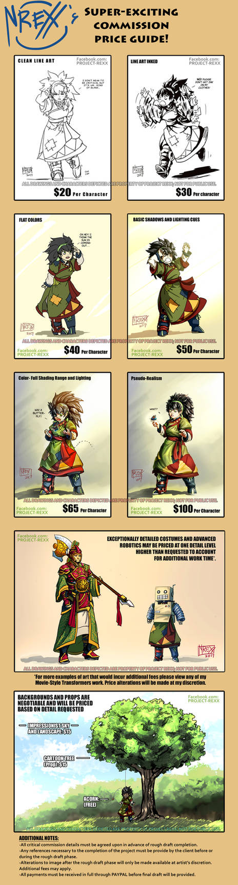 Super Exciting Commission Price Guide