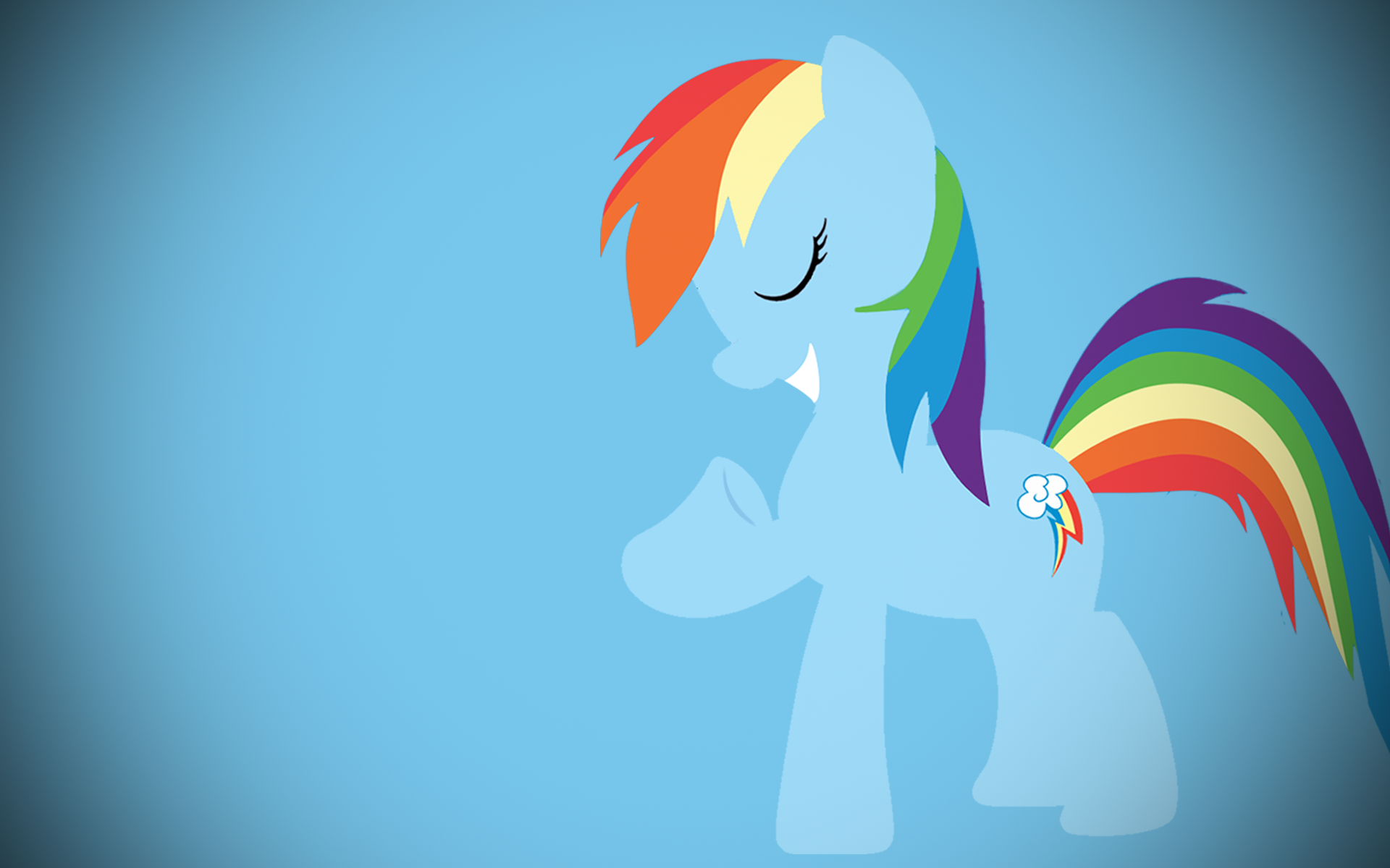 Rainbow dash - [ Wallpaper ] .