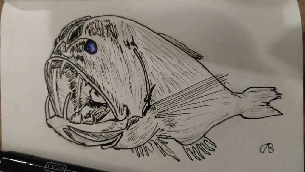 Fartooth Drawing Fangtooth by itsacon10 on DeviantArt
