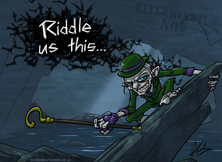 Riddler In The Dark by TheVirusAJG on DeviantArt