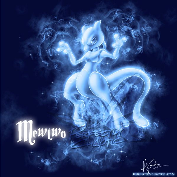 Mewtwo Patronus by TheVirusAJG