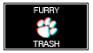 Furry Trash Stamp