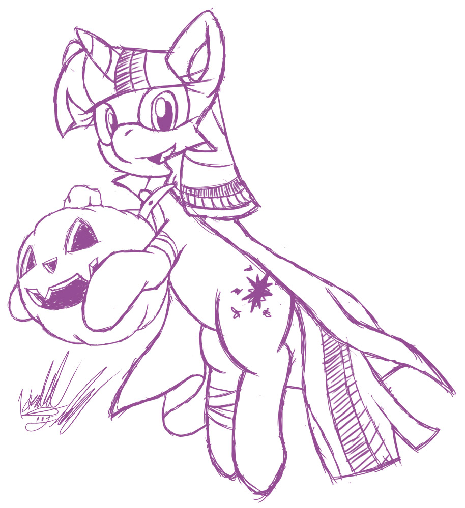 Sketch: Nightmare Night Twilight