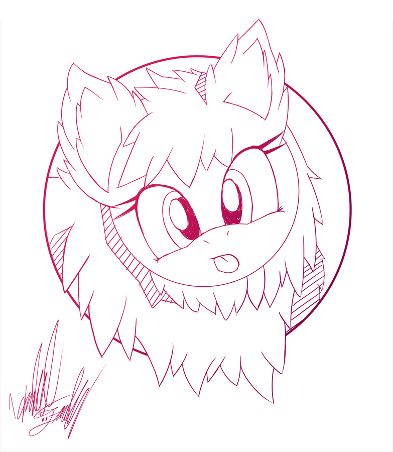 Sketch: Fluffle Puff Portrait