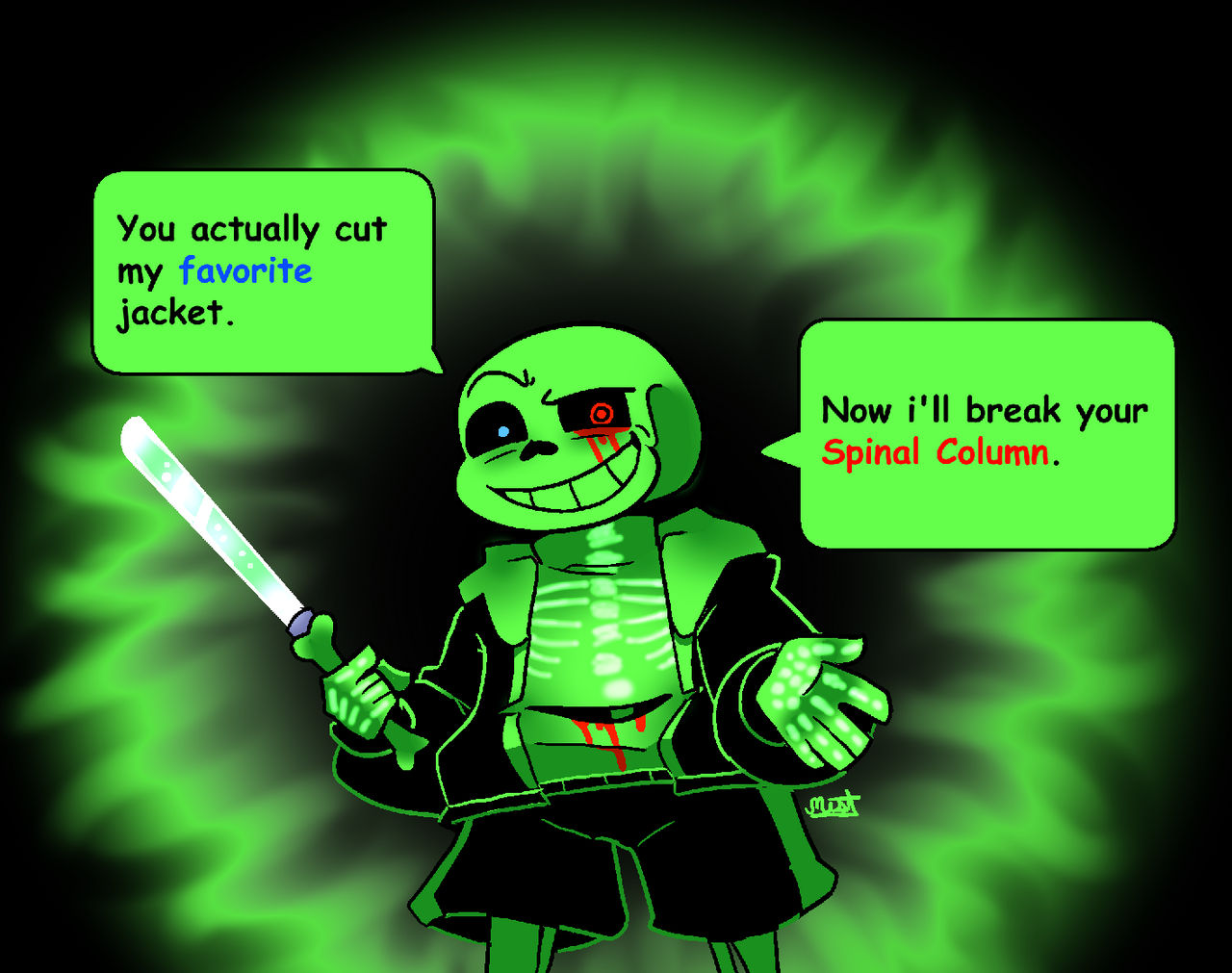 Green Sans by Mistdrawz on DeviantArt