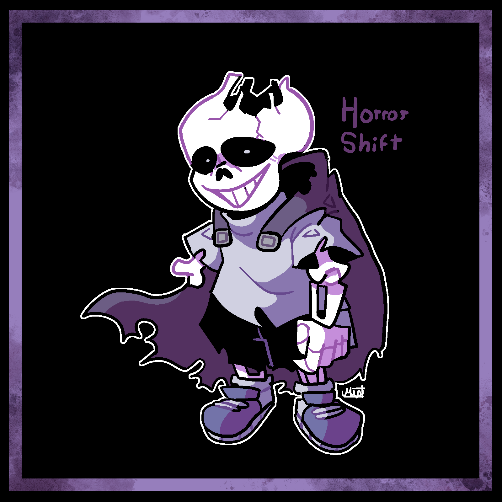 HorrorHard V2 + Negative] Sans by Mistdrawz on DeviantArt