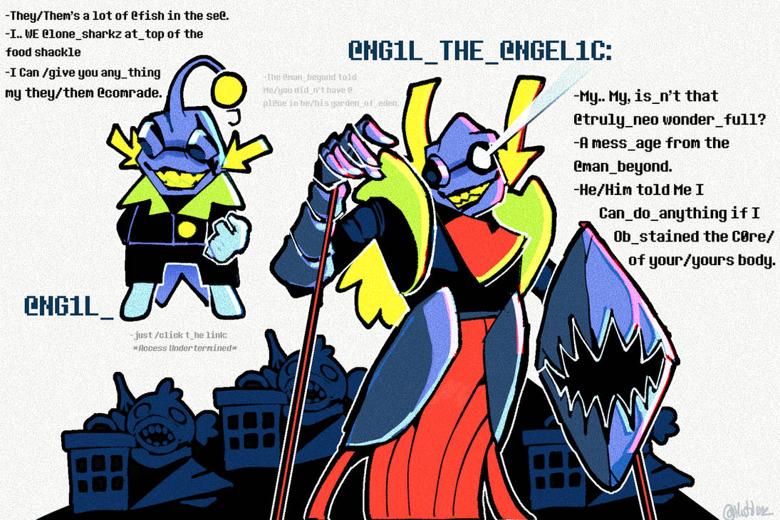 @ng1l (Spamton and Jevil swap) by Mistdrawz on DeviantArt