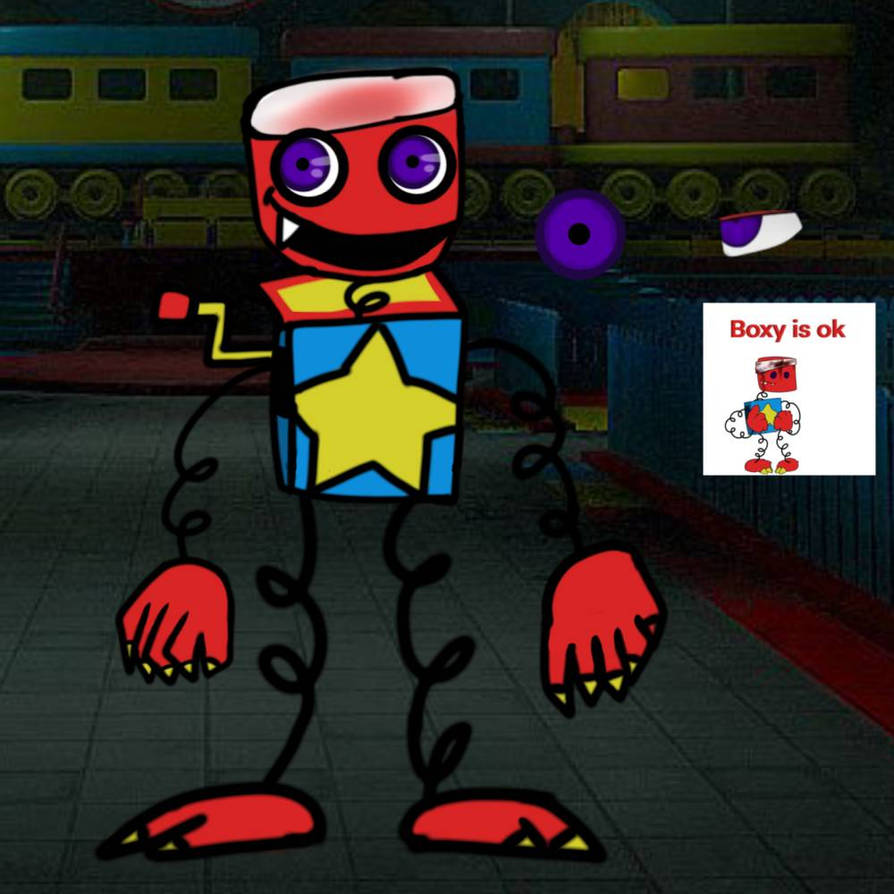 Human Boxy Boo by Mon1ty on DeviantArt