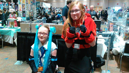 Magma Grunt And Kid Miku