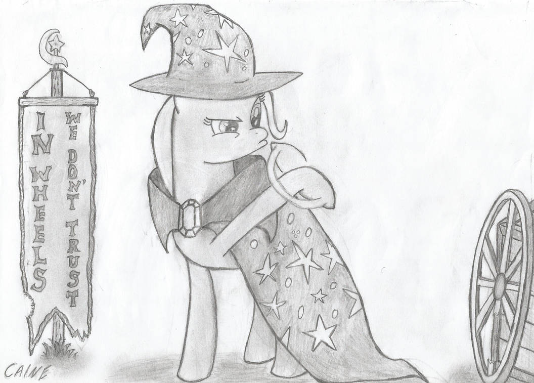 The Great And Powerful Trixie Doesn T Trust Wheels By Caine47 On Deviantart