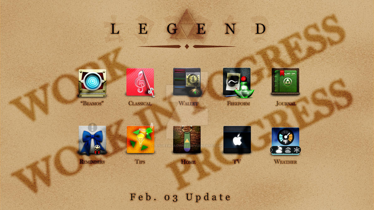 Game Legend Example Legend WIP 4 by andrewjaguirre on DeviantArt