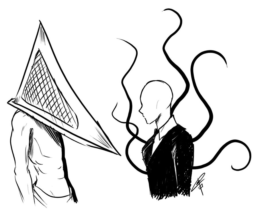 Pyramid Head VS. Slenderman