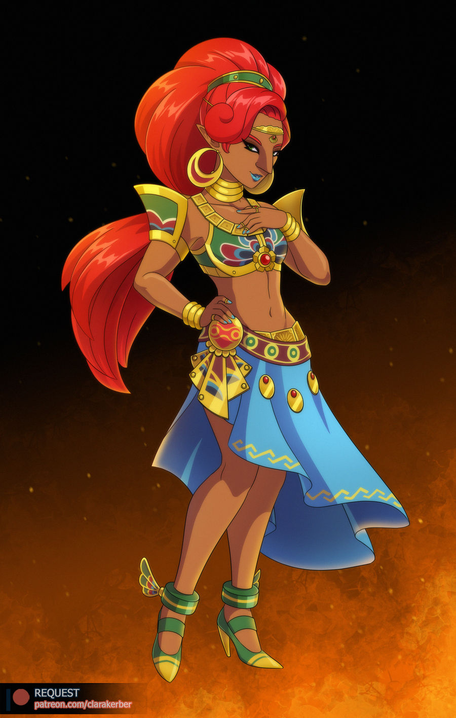 Patreon Reward - Lady Urbosa by GazKerber on DeviantArt