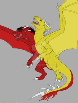Two Headed Dragon Basic Colors
