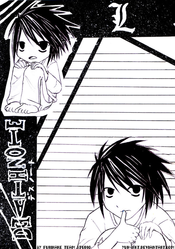 Postcard - Death Note L by YuH-FkT on DeviantArt