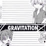 Gravitation Postcard