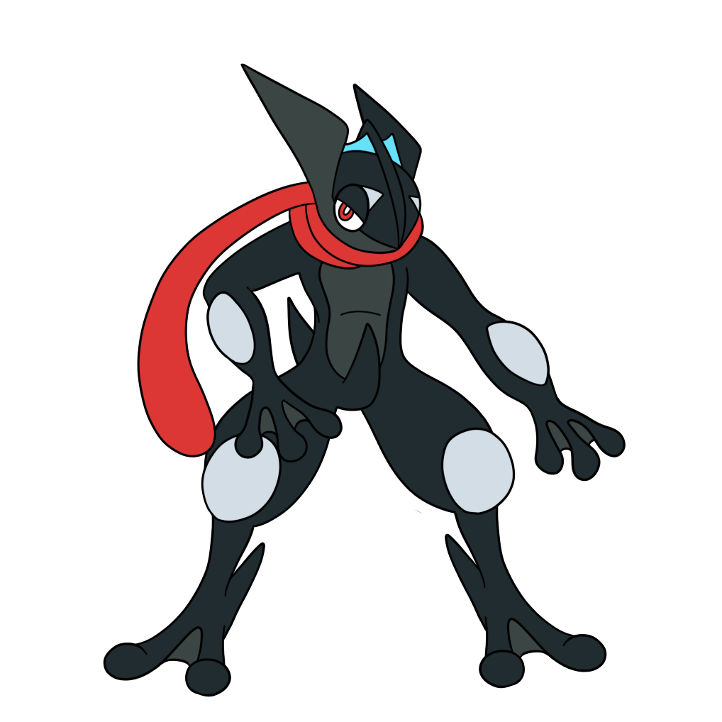 Dark Collab - Shiny Ash-Greninja by Kamikan-Lupanari on DeviantArt