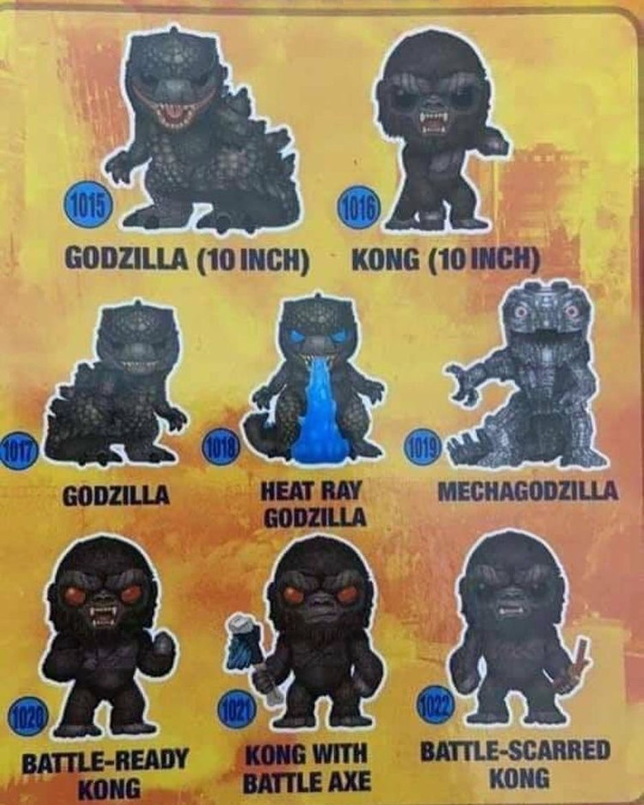 The Funko Crime Lords on Instagram: First looks at Godzilla X Kong The New  Empire Toy Leak!
